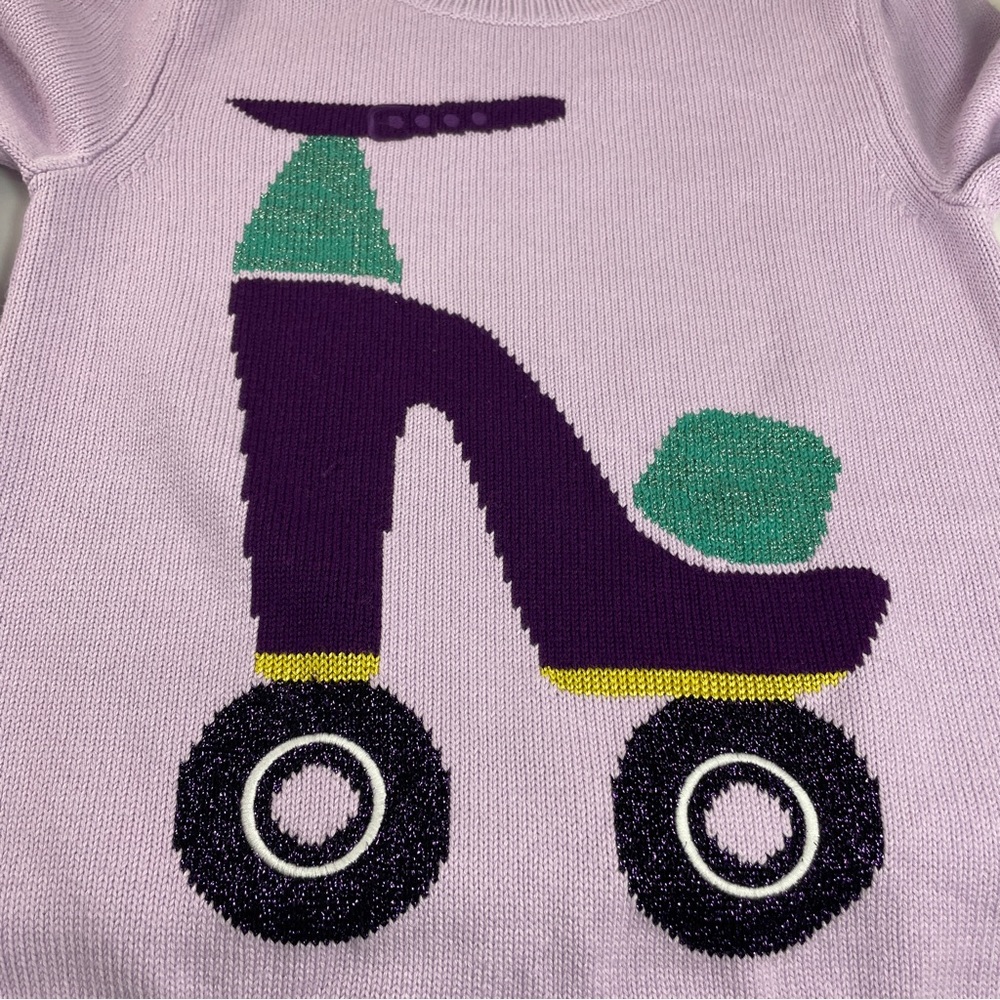 Kate Spade High Heel Roller Skate Sweater Size XXS - Picture 4 of 9